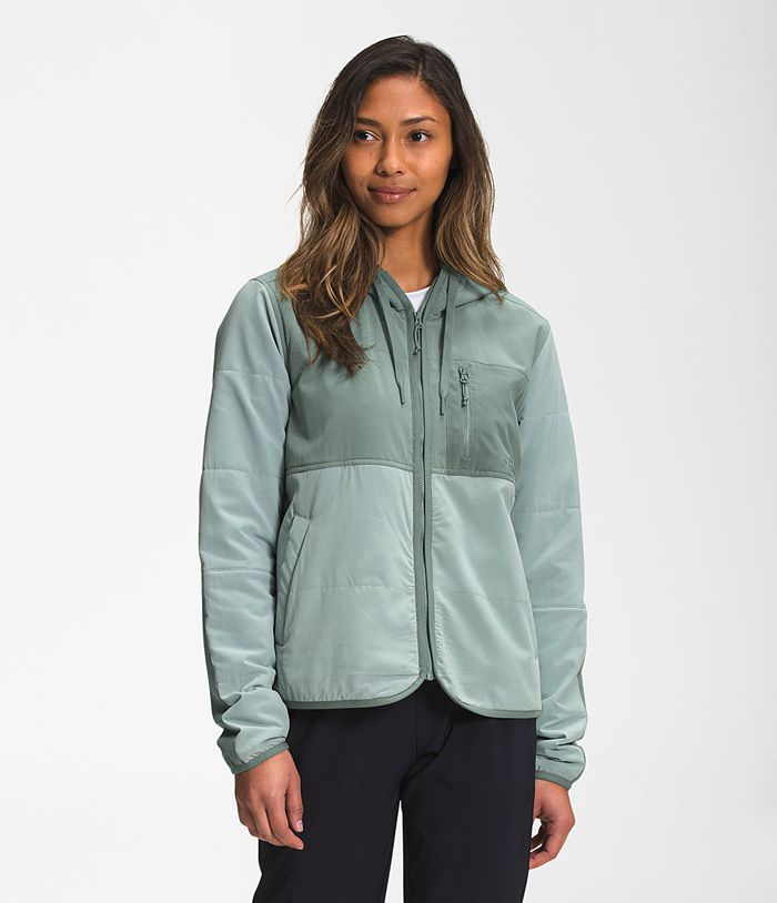 Plumifero The North Face Mujer Plateadas Azules Mountain Sudadera Sudadera Con Capucha 82043BAZP